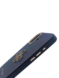 Funda Guess Saffiano – Azul Marino - iPhone 17