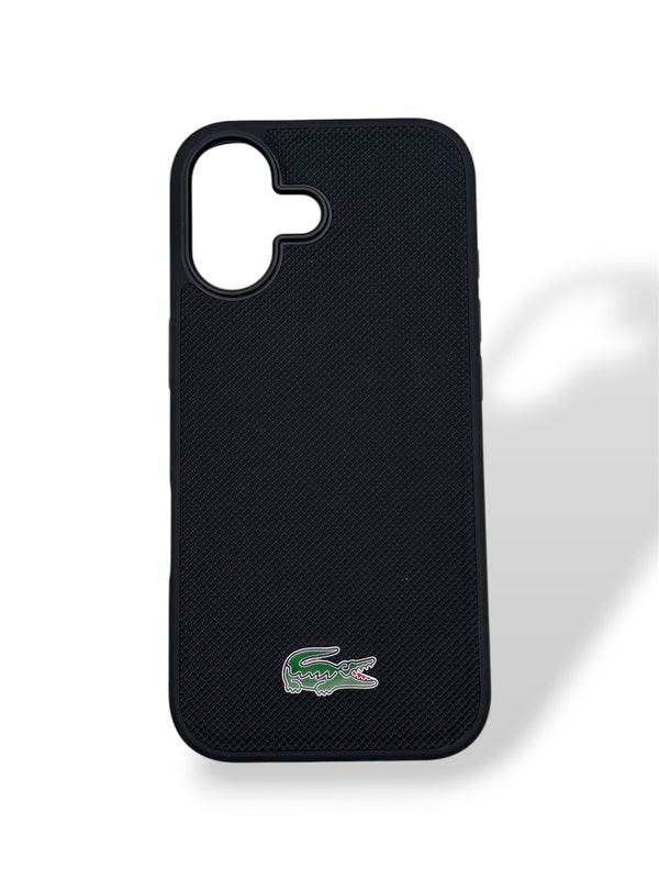Funda Premium Lacoste – Elegancia en Negro - iPhone 17