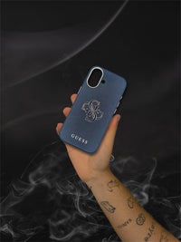 Funda Guess Saffiano – Azul Marino - iPhone 17