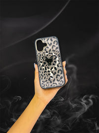 Funda Guess Leopard Glitter MagSafe - iPhone 17