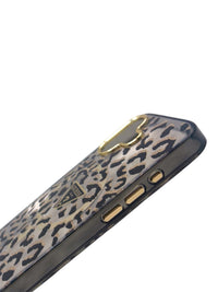 Funda Guess Leopard Glitter MagSafe - iPhone 17