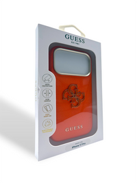 Funda Guess Premium Naranja Vibrante - iPhone 17 pro y Pro max