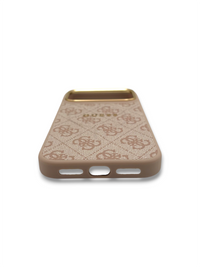 Funda GUESS Monogram – Elegancia en Tono Nude - iPhone 17 pro y Pro max