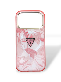 Funda Guess Tropical Leaves MagSafe - iPhone 17